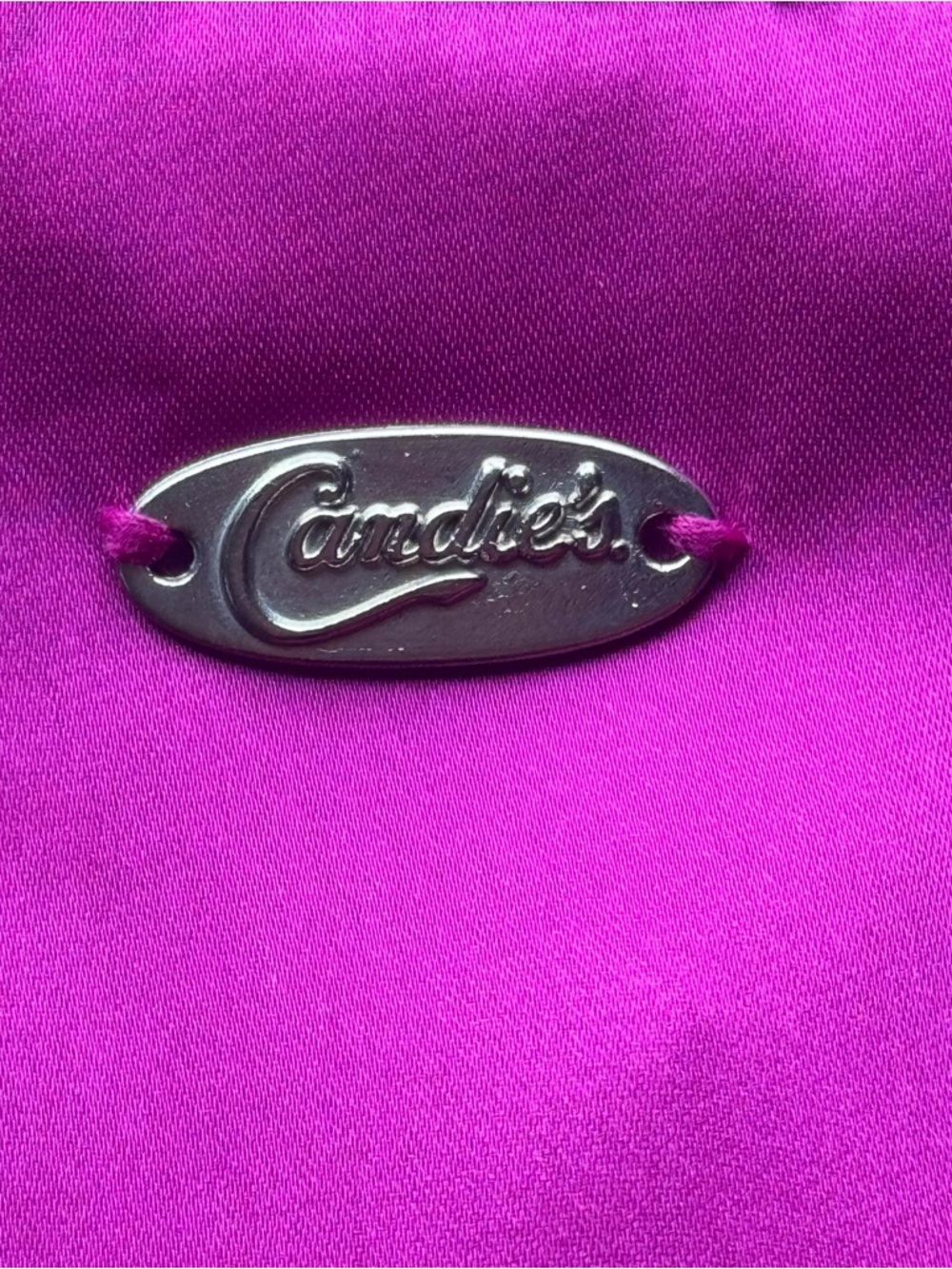 Candie's Sleeveless Ruffle Front Blouse - Violet - Picture 6 of 6